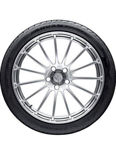 фото протектора и шины Advan Sport V105S Шина Yokohama Advan Sport V105S 285/35 R20 104(Y)